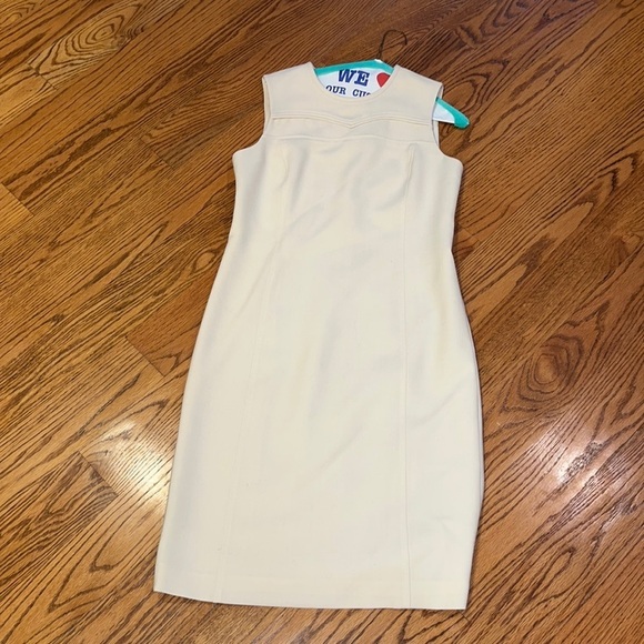 Tory Burch Woman’s Cream Dress Size 8 - Picture 1 of 6